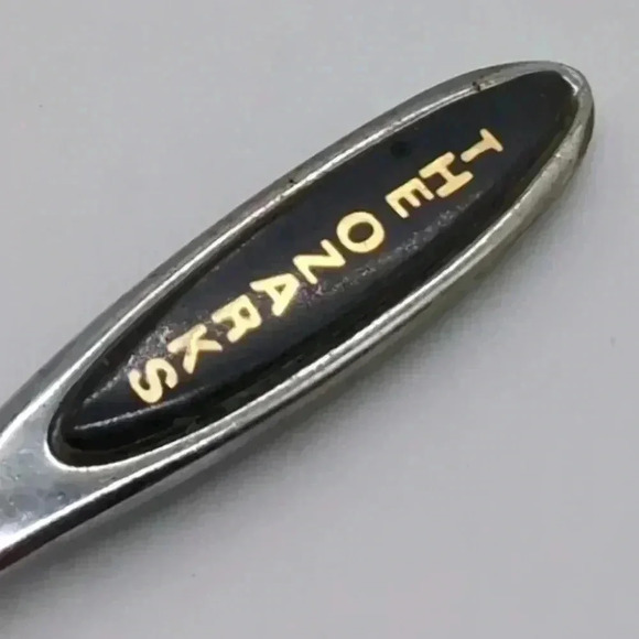 The Ozarks Mountain Range Chrome Souvenir Spoon Kitschy Cool - Picture 2 of 5